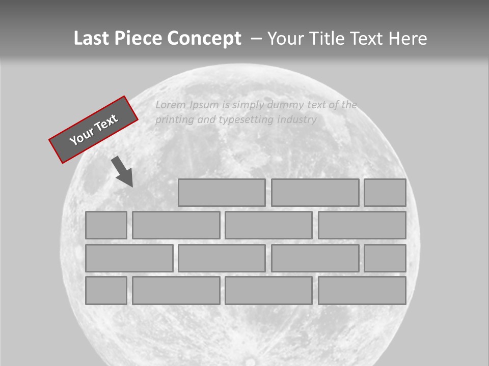 Space Isolated Background PowerPoint Template