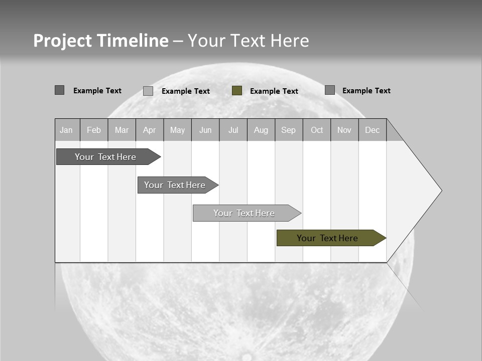 Space Isolated Background PowerPoint Template
