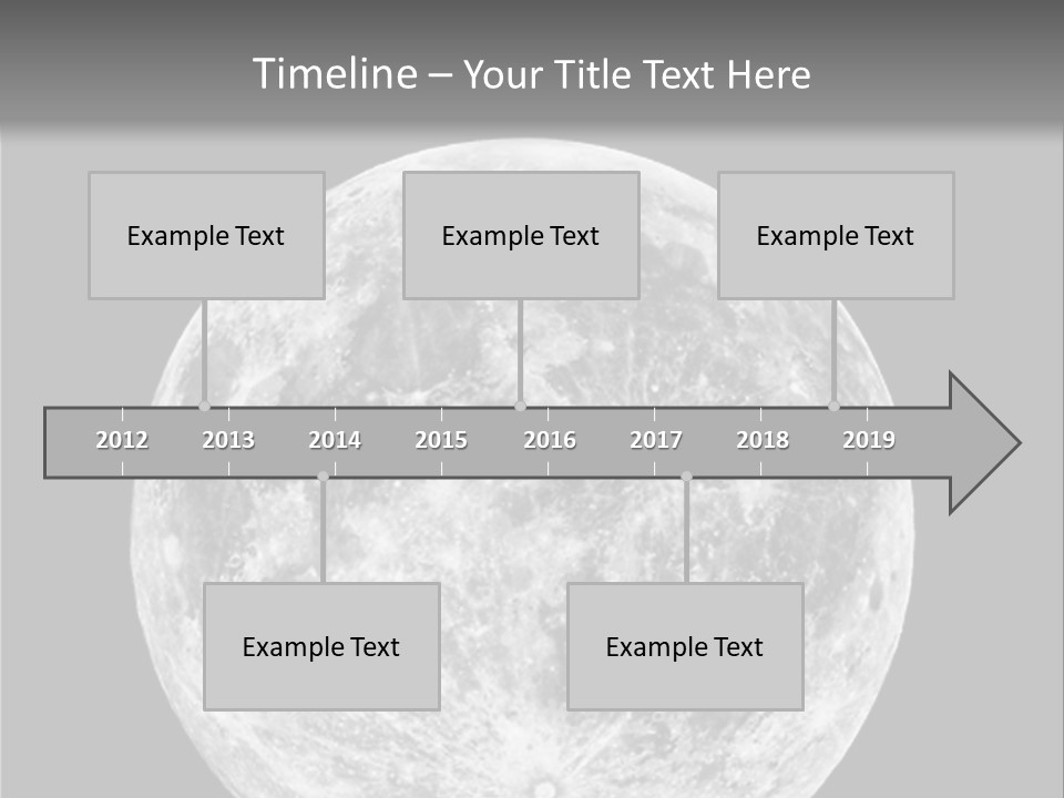 Space Isolated Background PowerPoint Template