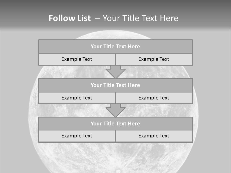 Space Isolated Background PowerPoint Template