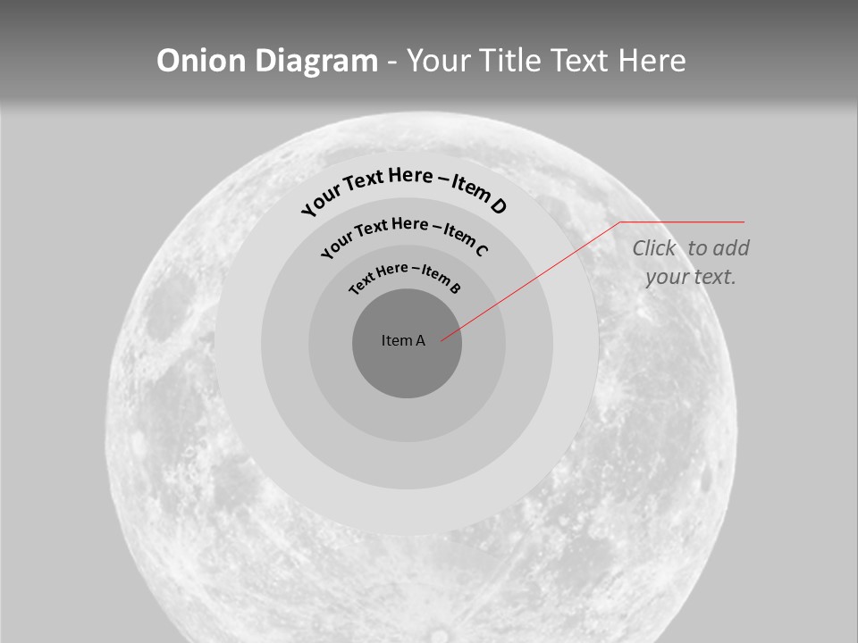 Space Isolated Background PowerPoint Template