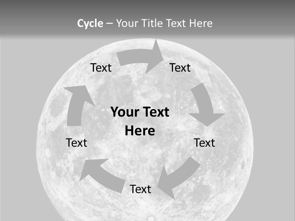 Space Isolated Background PowerPoint Template