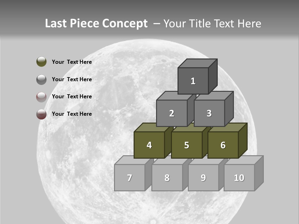 Space Isolated Background PowerPoint Template