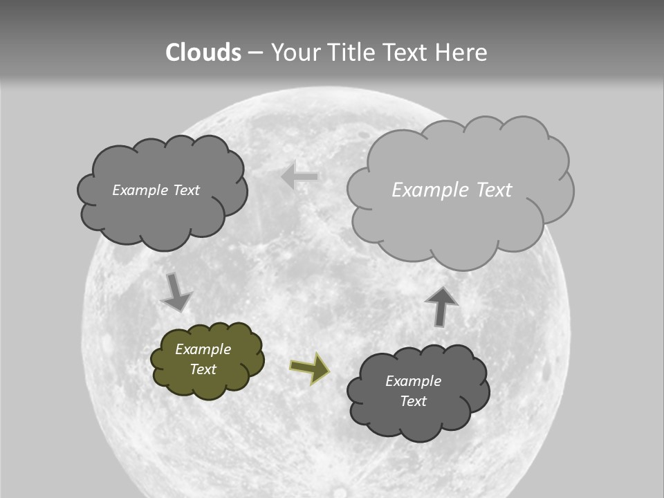 Space Isolated Background PowerPoint Template