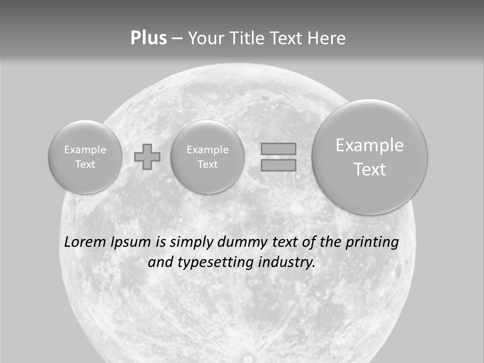 Space Isolated Background PowerPoint Template