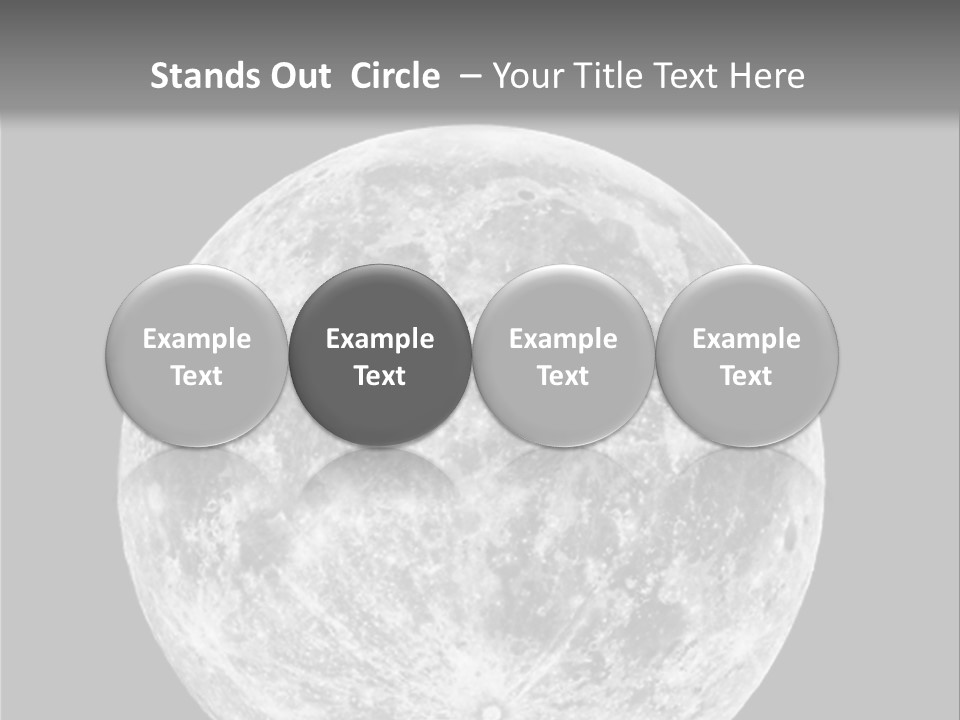 Space Isolated Background PowerPoint Template