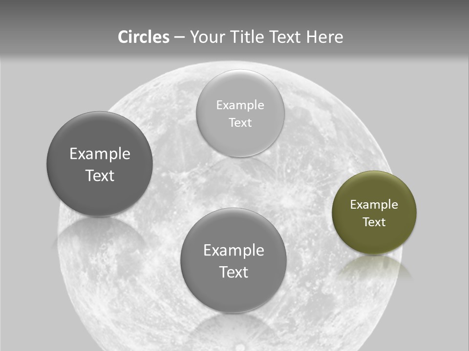 Space Isolated Background PowerPoint Template