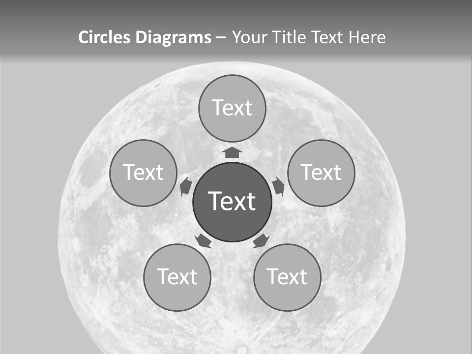 Space Isolated Background PowerPoint Template