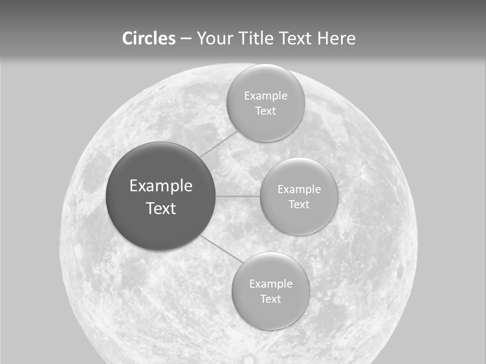 Space Isolated Background PowerPoint Template