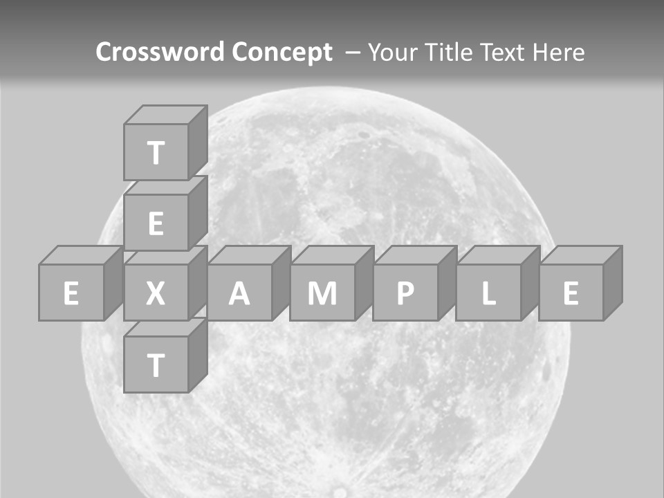 Space Isolated Background PowerPoint Template