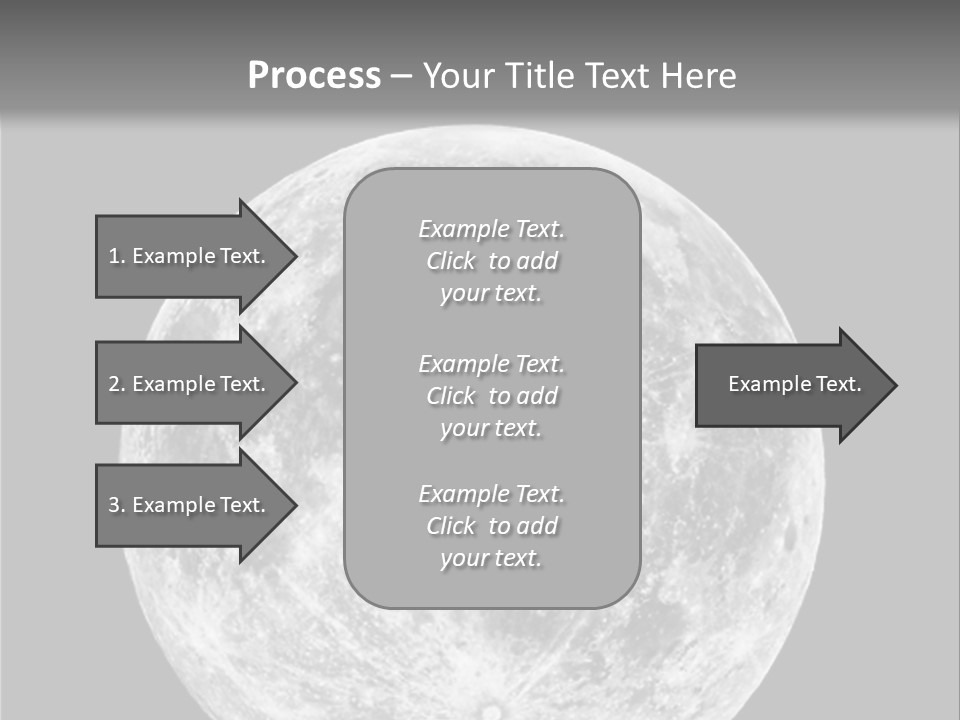 Space Isolated Background PowerPoint Template