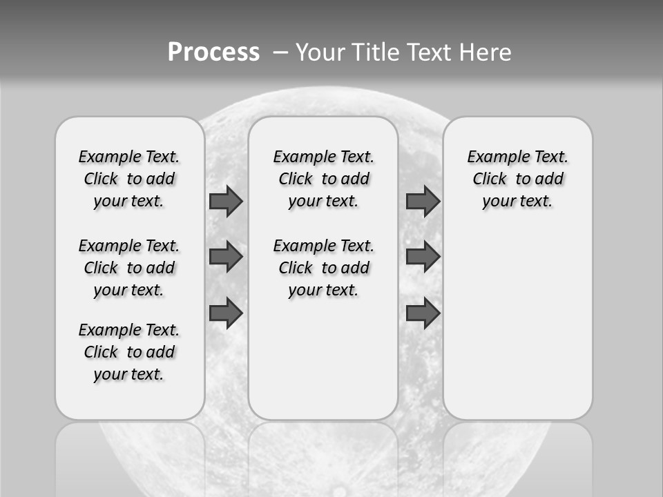 Space Isolated Background PowerPoint Template