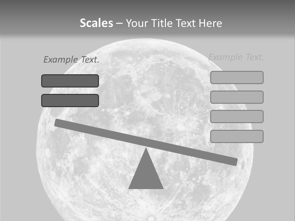 Space Isolated Background PowerPoint Template