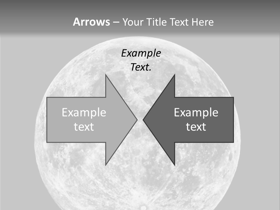 Space Isolated Background PowerPoint Template