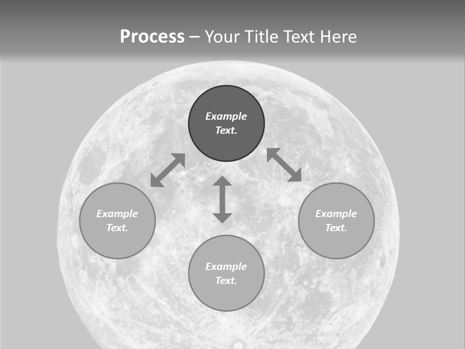 Space Isolated Background PowerPoint Template