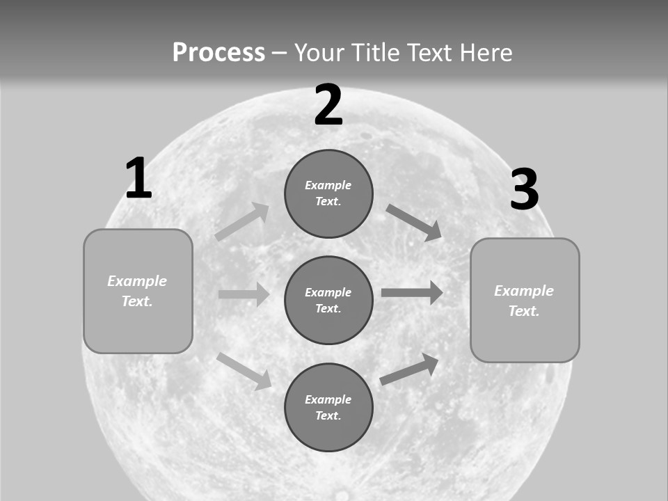 Space Isolated Background PowerPoint Template