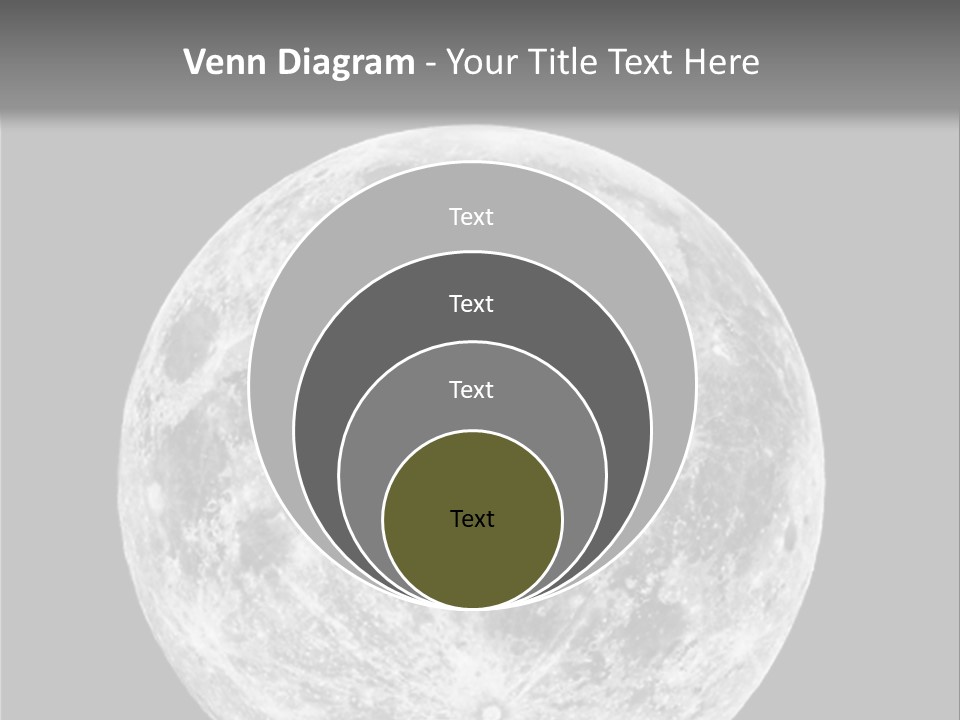 Space Isolated Background PowerPoint Template