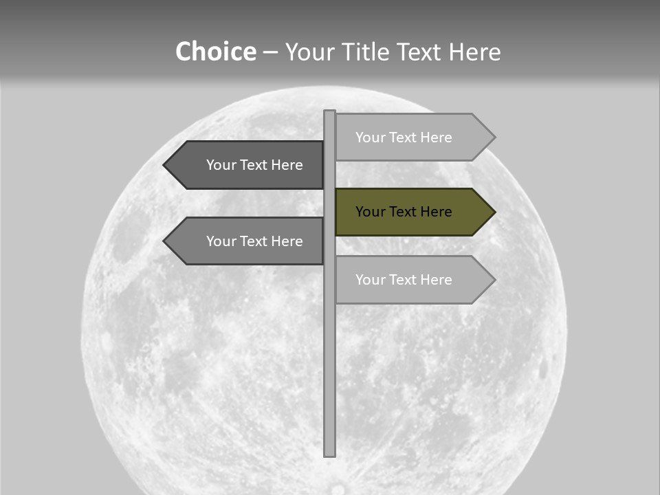 Space Isolated Background PowerPoint Template