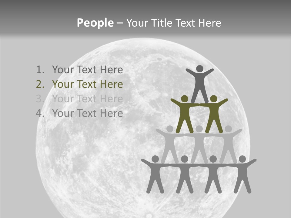 Space Isolated Background PowerPoint Template