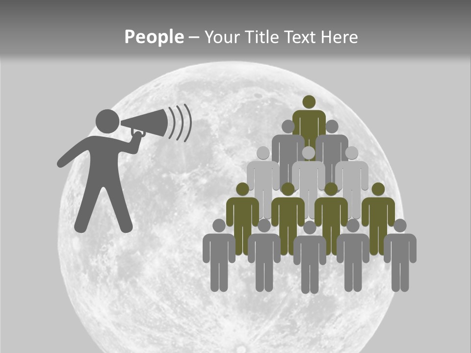 Space Isolated Background PowerPoint Template