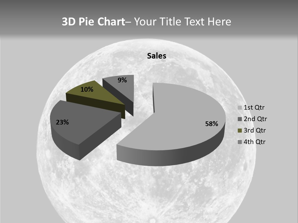 Space Isolated Background PowerPoint Template