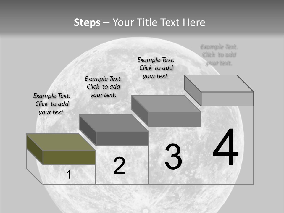 Space Isolated Background PowerPoint Template