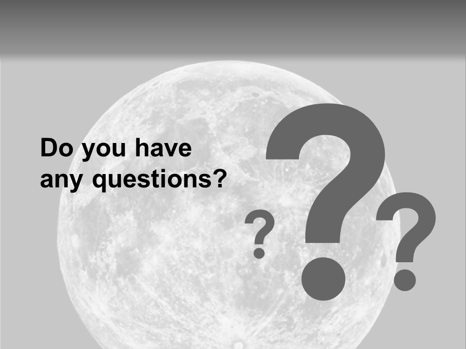 Space Isolated Background PowerPoint Template