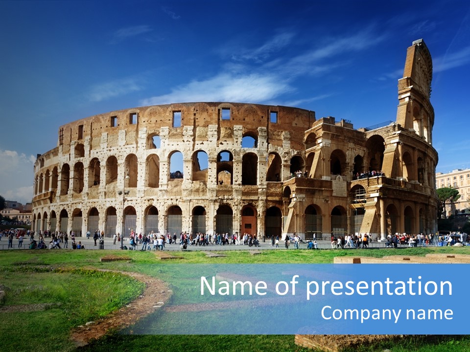 Culture Gladiator Ancient PowerPoint Template