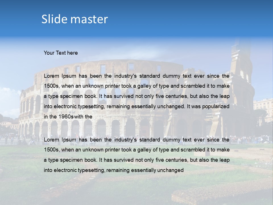 Culture Gladiator Ancient PowerPoint Template