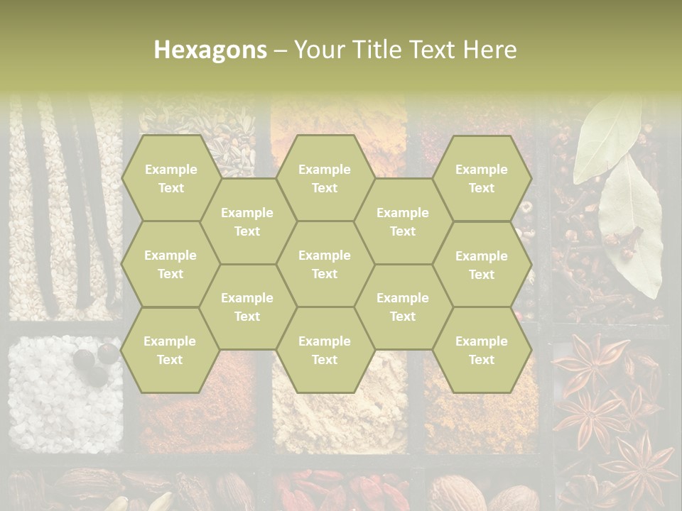 Colorful White Sumac PowerPoint Template