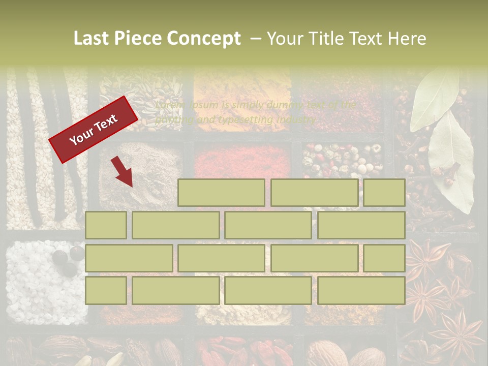 Colorful White Sumac PowerPoint Template