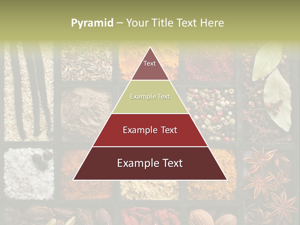 Colorful White Sumac PowerPoint Template