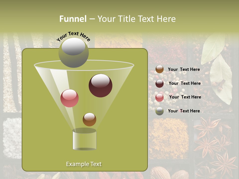 Colorful White Sumac PowerPoint Template