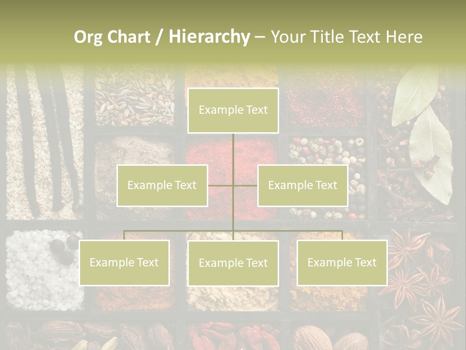 Colorful White Sumac PowerPoint Template