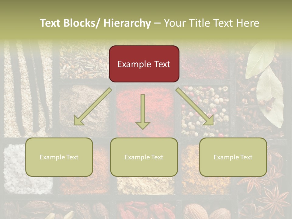 Colorful White Sumac PowerPoint Template