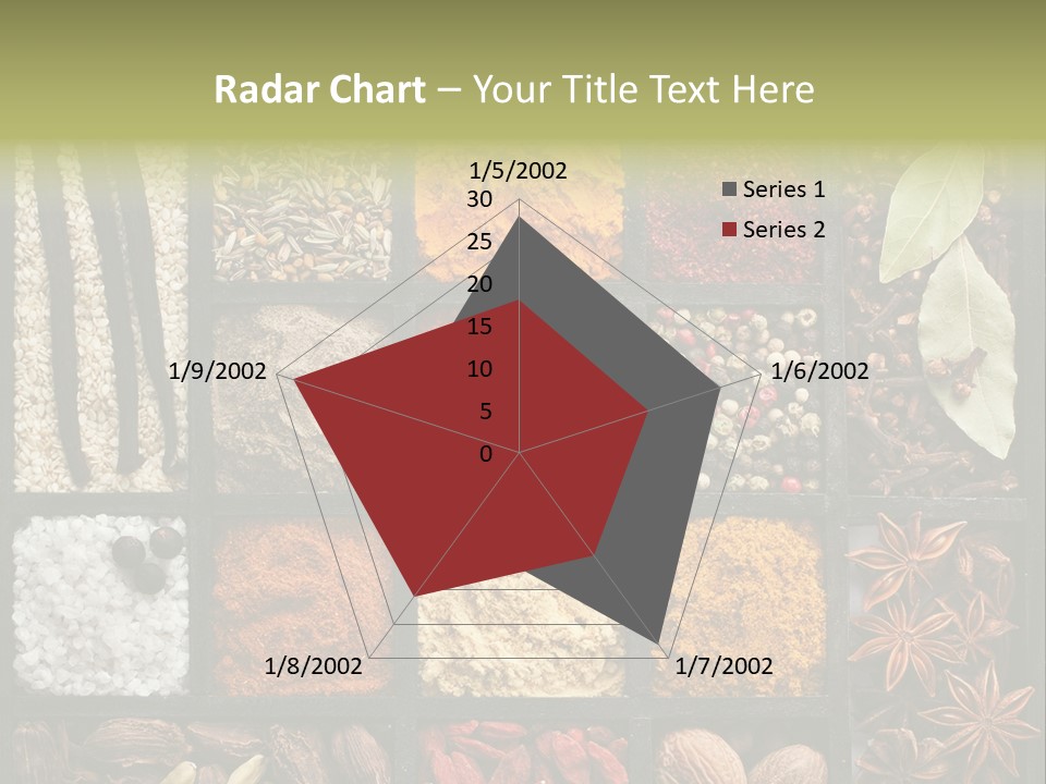 Colorful White Sumac PowerPoint Template