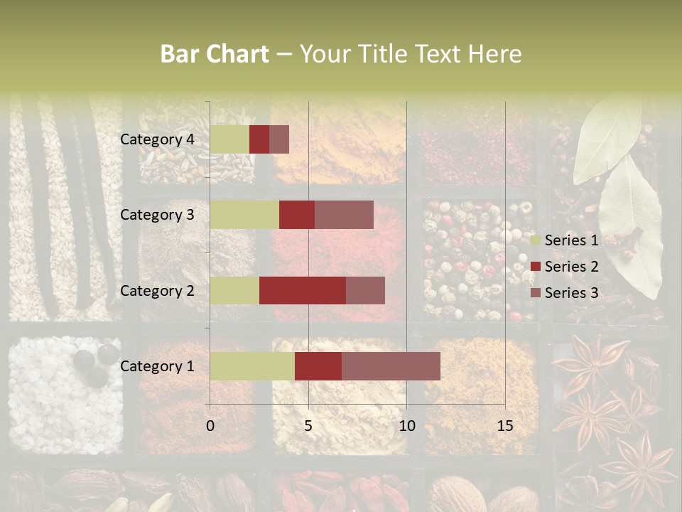 Colorful White Sumac PowerPoint Template