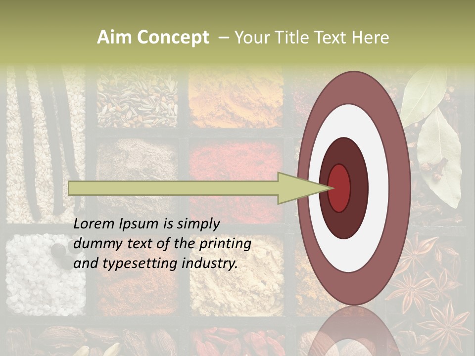 Colorful White Sumac PowerPoint Template