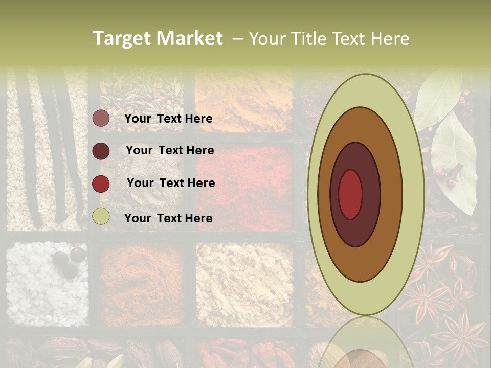 Colorful White Sumac PowerPoint Template