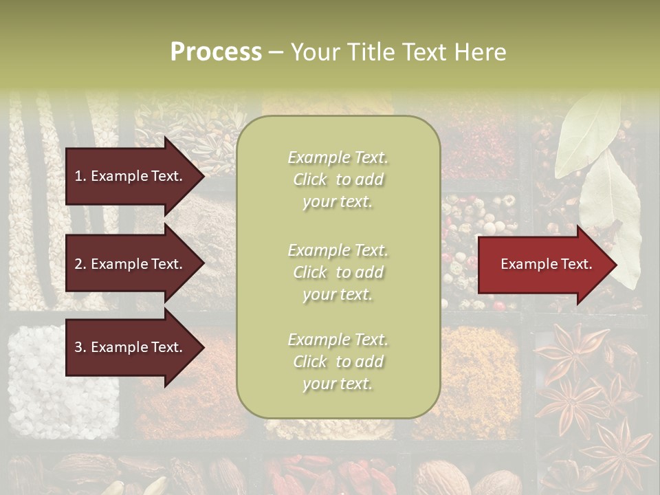 Colorful White Sumac PowerPoint Template