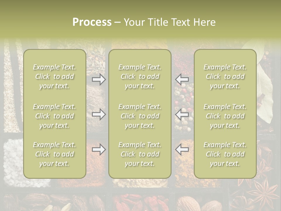 Colorful White Sumac PowerPoint Template