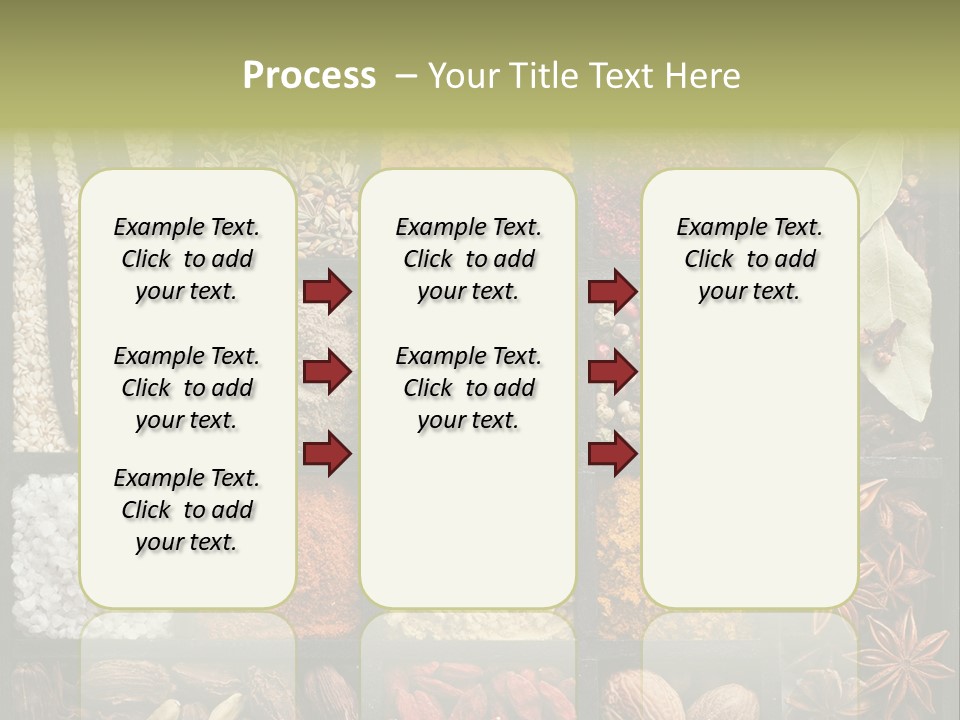 Colorful White Sumac PowerPoint Template