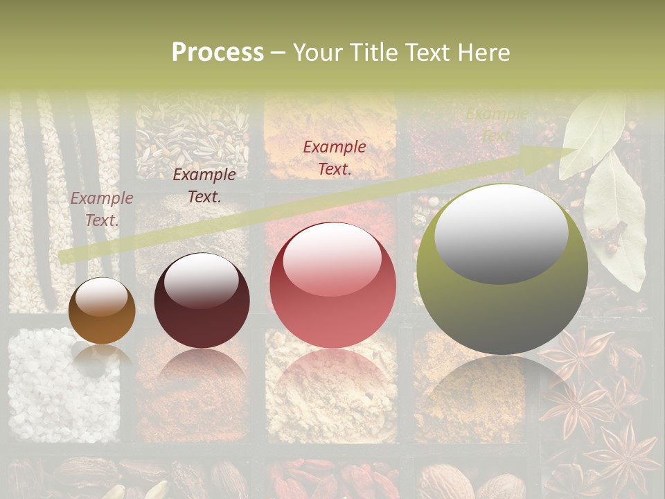 Colorful White Sumac PowerPoint Template