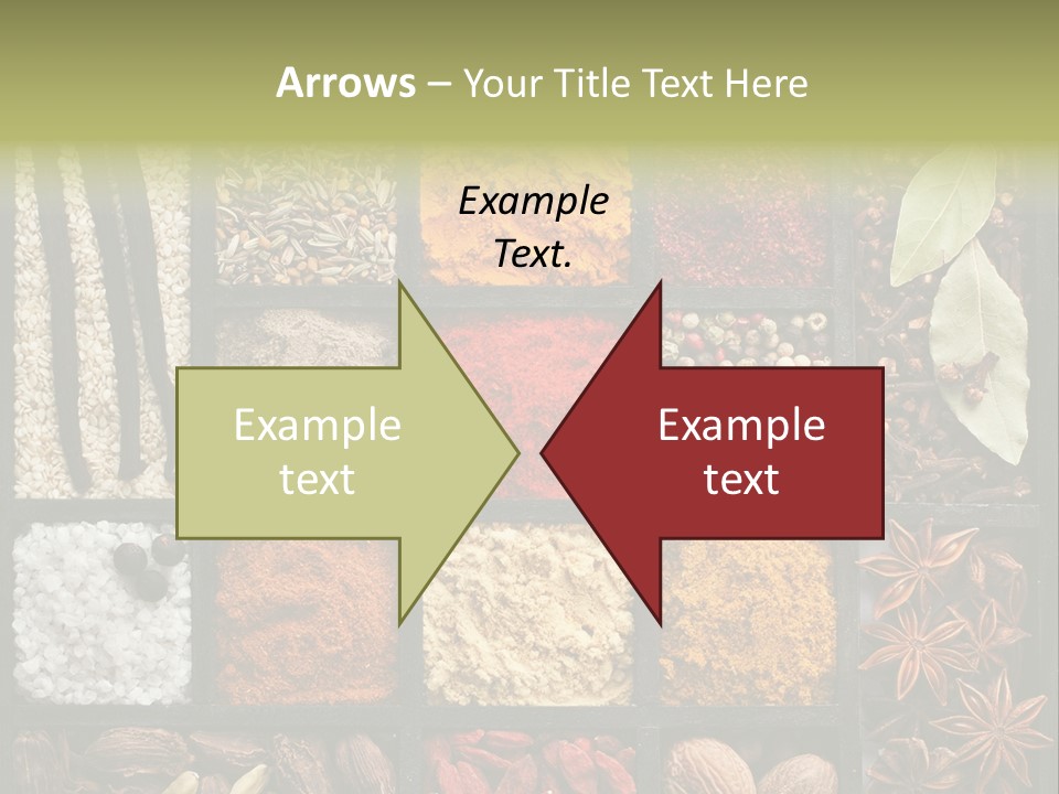 Colorful White Sumac PowerPoint Template