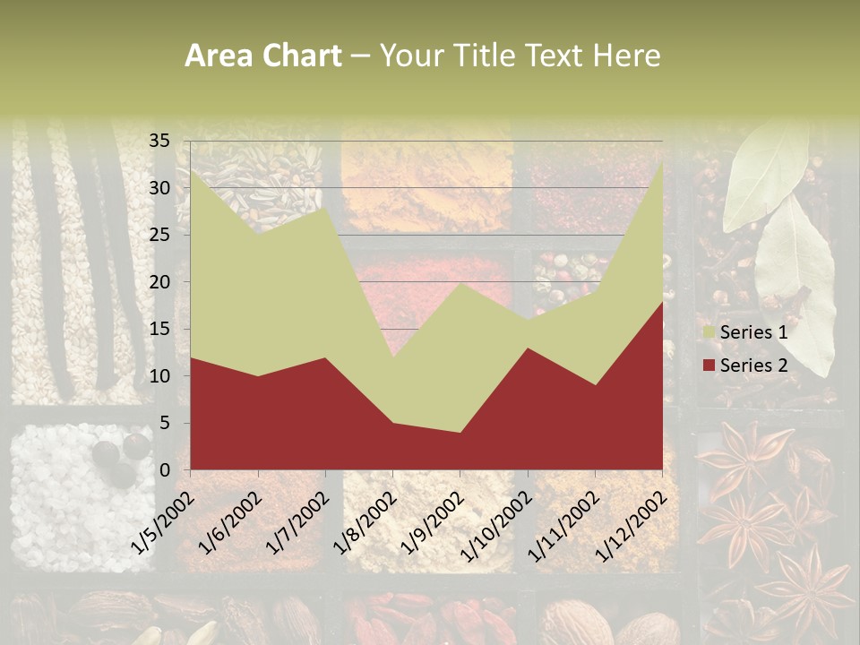 Colorful White Sumac PowerPoint Template