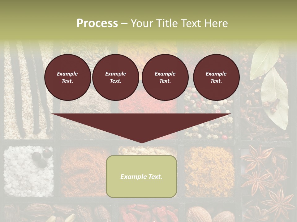 Colorful White Sumac PowerPoint Template