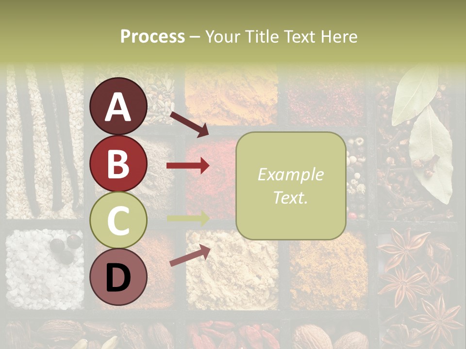 Colorful White Sumac PowerPoint Template