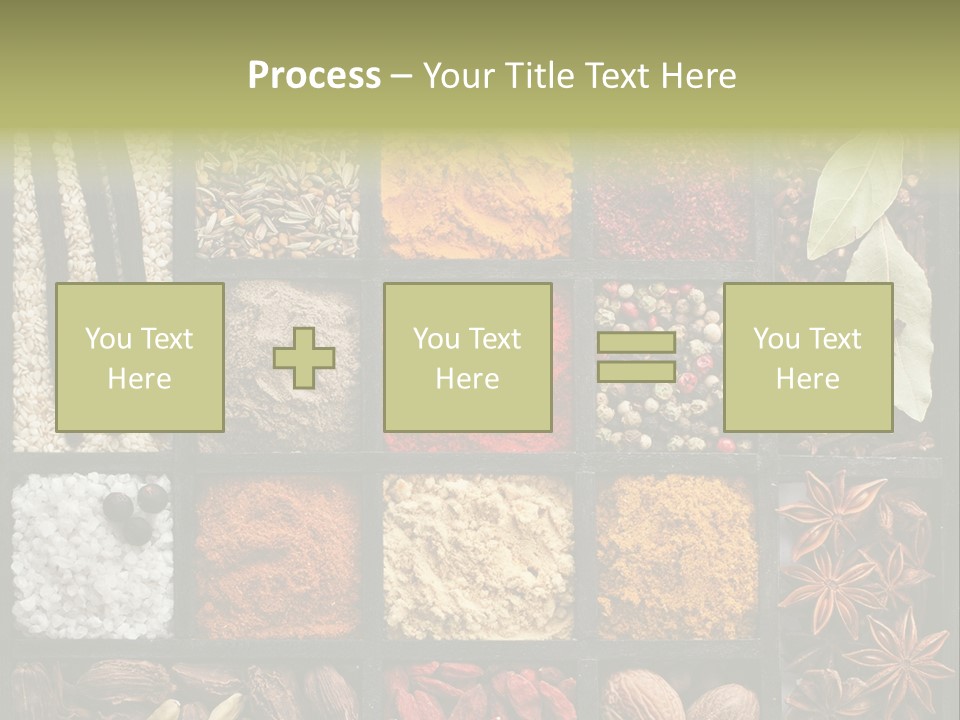 Colorful White Sumac PowerPoint Template