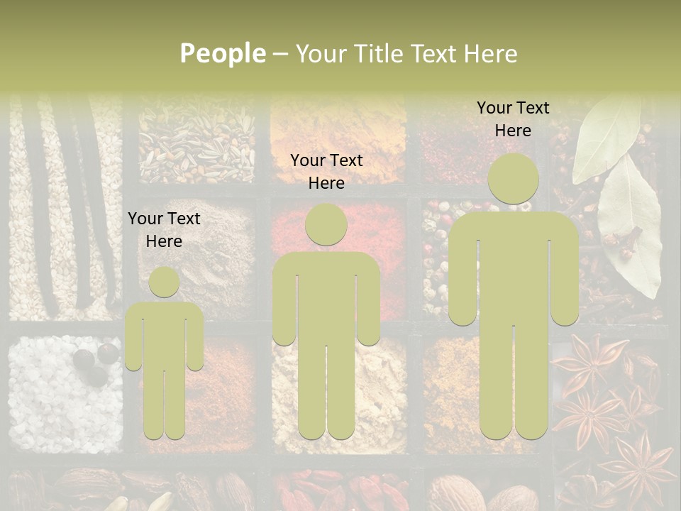 Colorful White Sumac PowerPoint Template