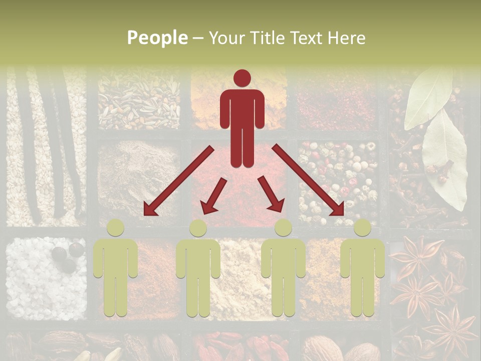 Colorful White Sumac PowerPoint Template